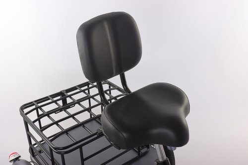 Сгъваем товарен електрически триколка 48V 400W с 16-инчови гуми, електрически велосипед за възрастни хора. - Image 6